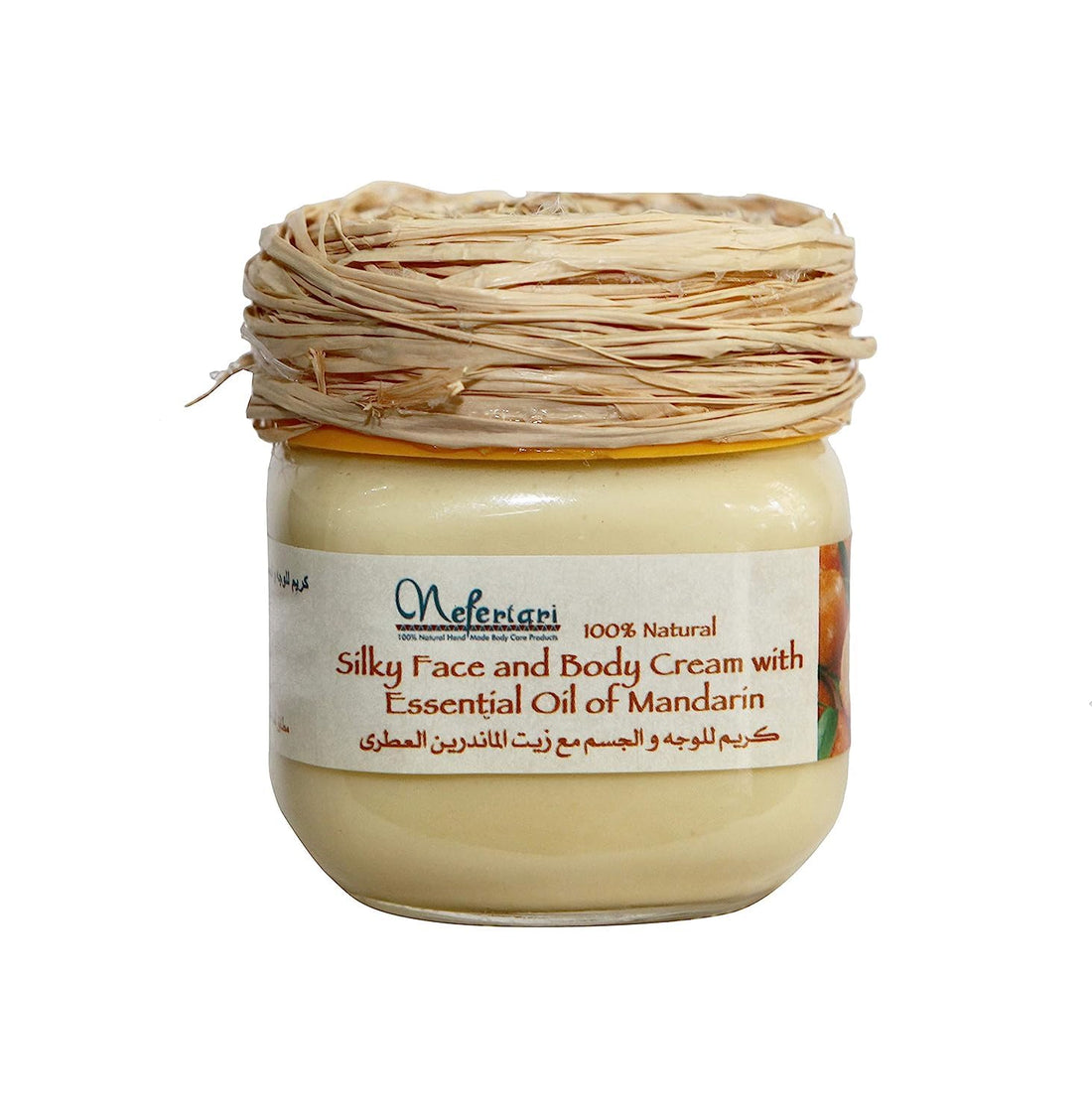 Nefertari Silky Body Cream with Essential Oil of Mandarin (175g)