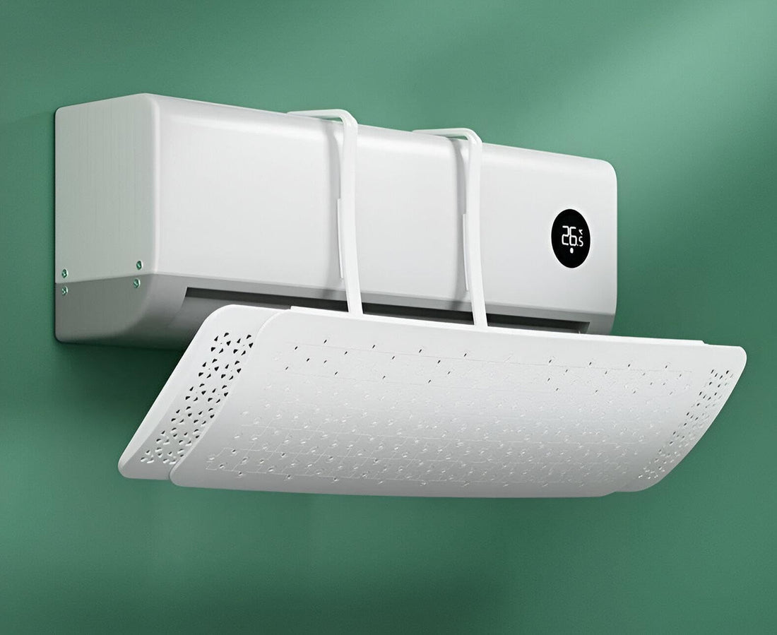 Air Vent Cover - Premium Universal Windshield for Efficient Wall Mounted Air Conditioning Solutions (Model No.1 White)