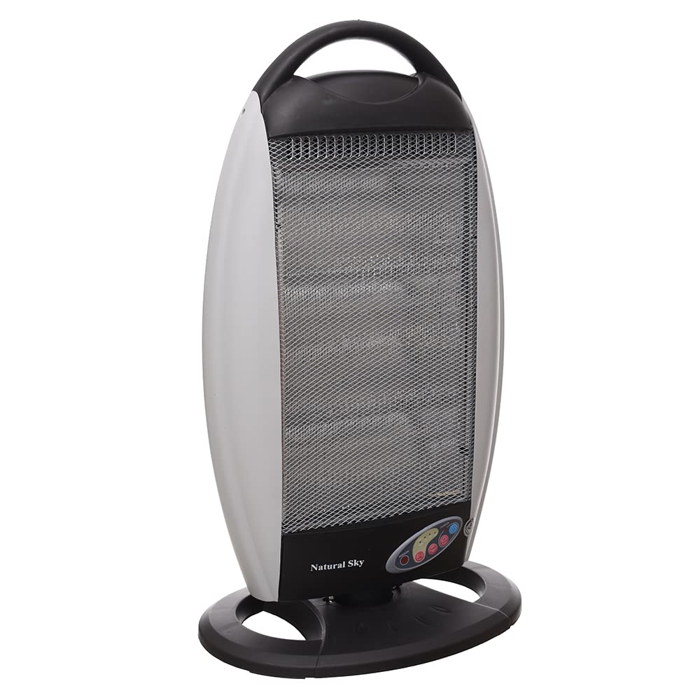 Natural Sky halogen heater, 4 flames, with remote control