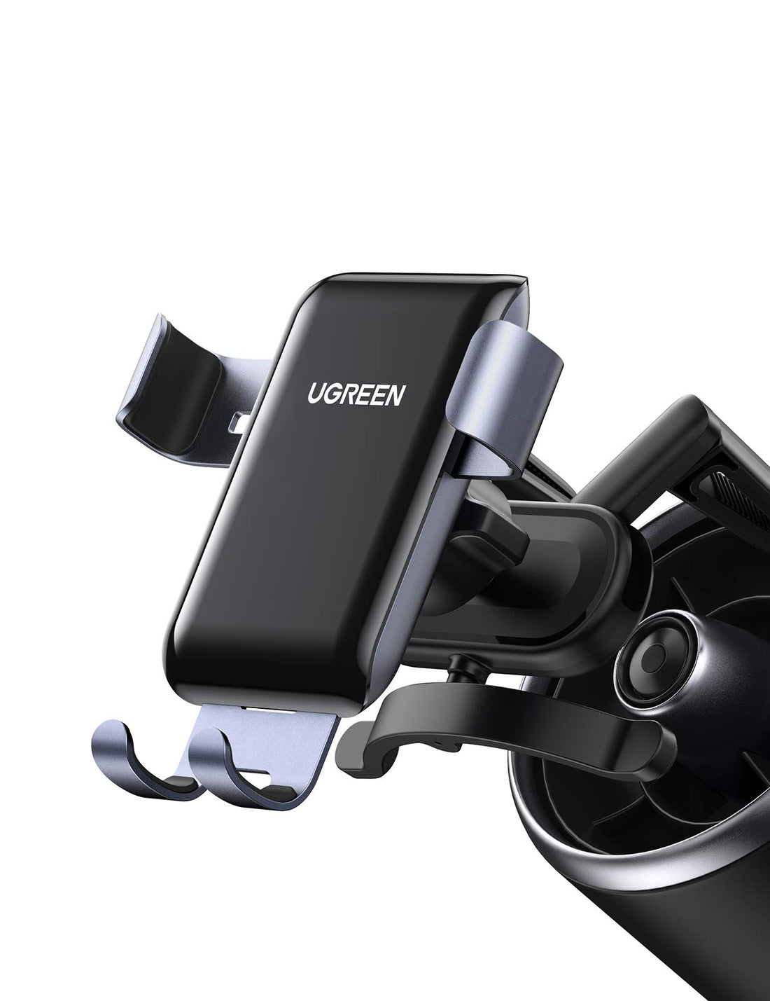 UGREEN Car Phone Holder Car Inverted hook Cradle Auto Clamping Gravity Air Vent hook Car Mount Compatible with iPhone 13 Pro/13 Pro Max/13/13 mini/12/11 Pro Max/SE/XR/XS/8 Plus/Samsung S20 Ultral
