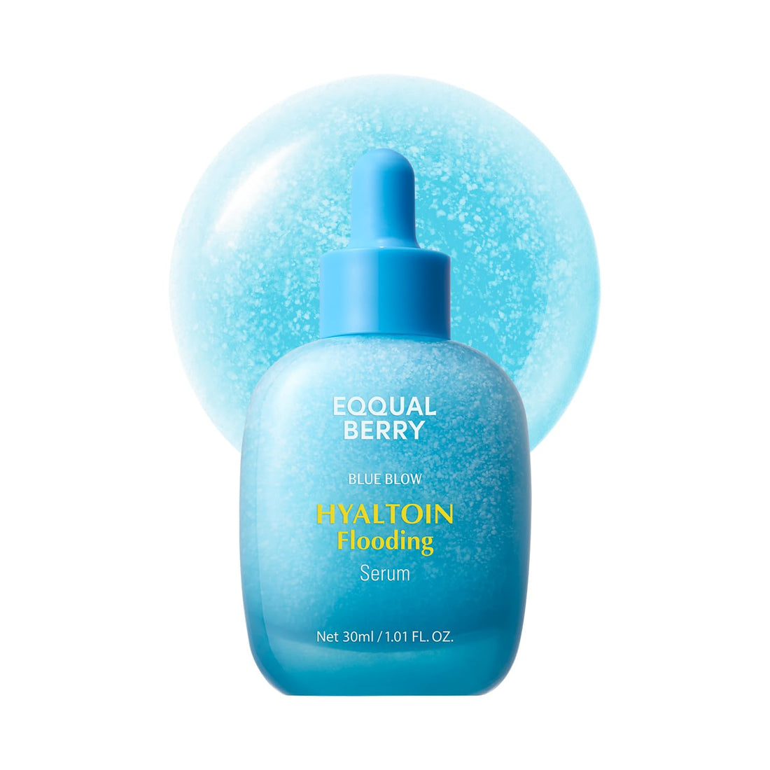 EQQUALBERRY Hyaltoin Flooding Smoothie Serum 30ml | Hydrating Serum with 11 Hyaluronic Acids + Ectoin, Soothing and Refreshing Effect