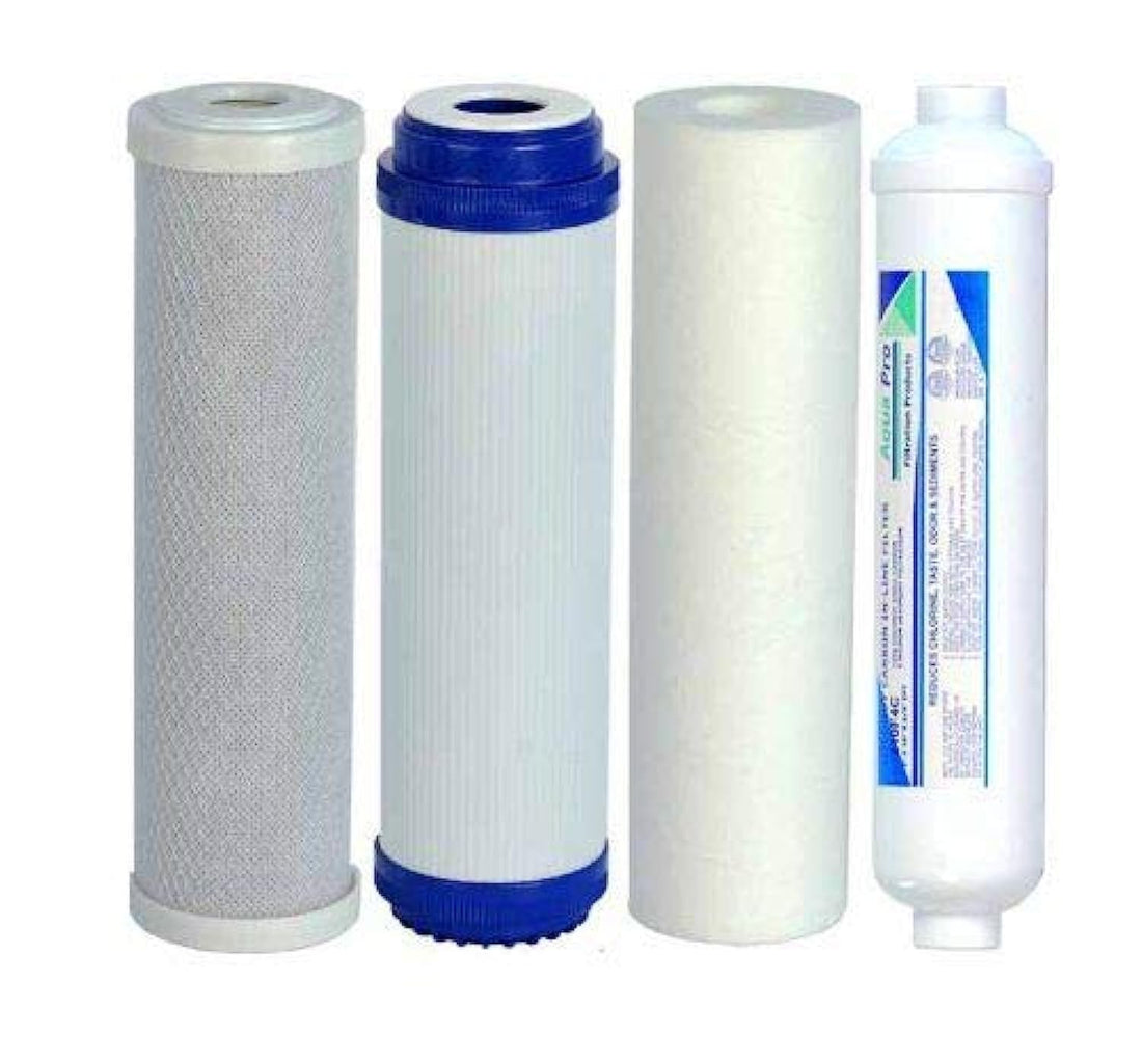 Magic Water Filters 4 Pieces Cartridges Sediment, GAC, CTO