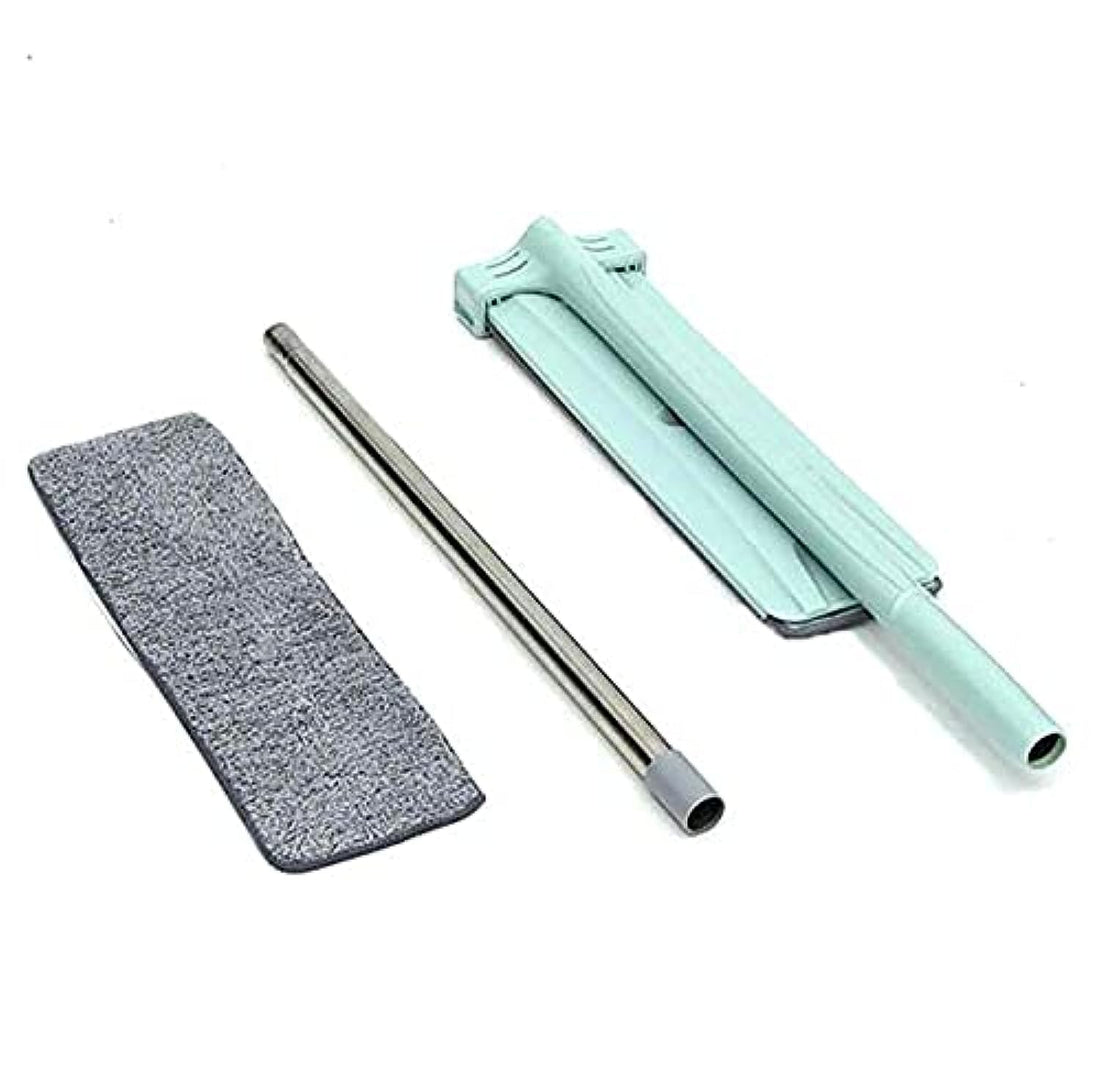Free Hand Wash Flat Lazy Mop - (Blue)
