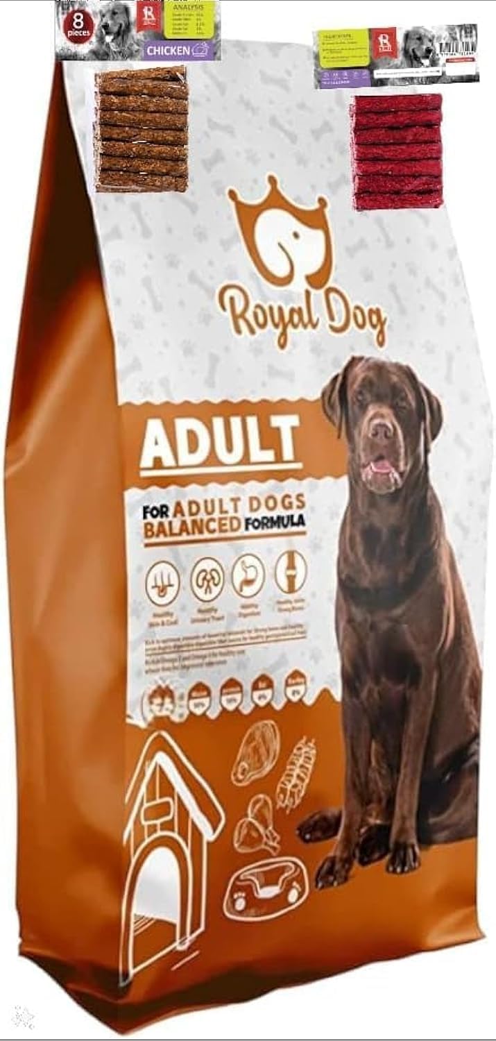 Royal Dog dray food 10kg with treat