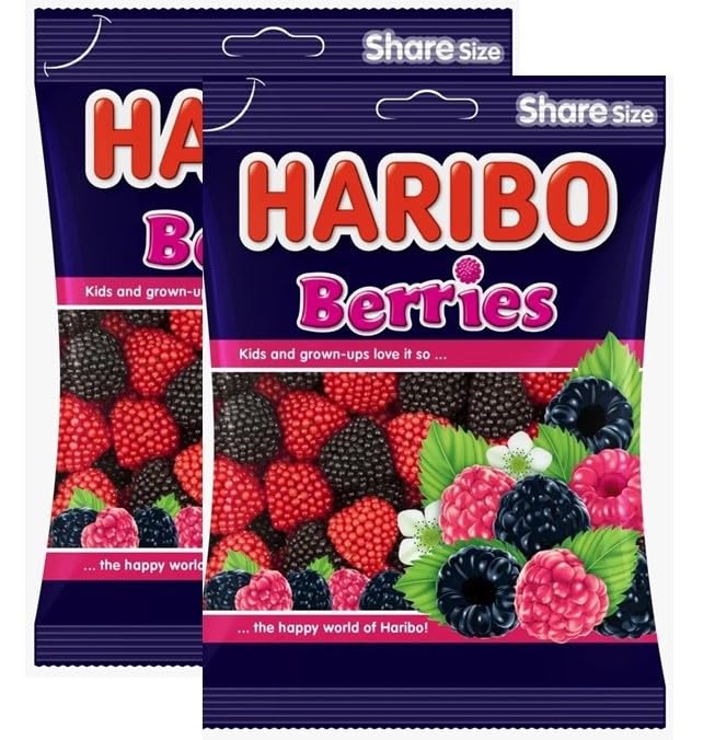 Haribo Berries, 65g, 2-Packs