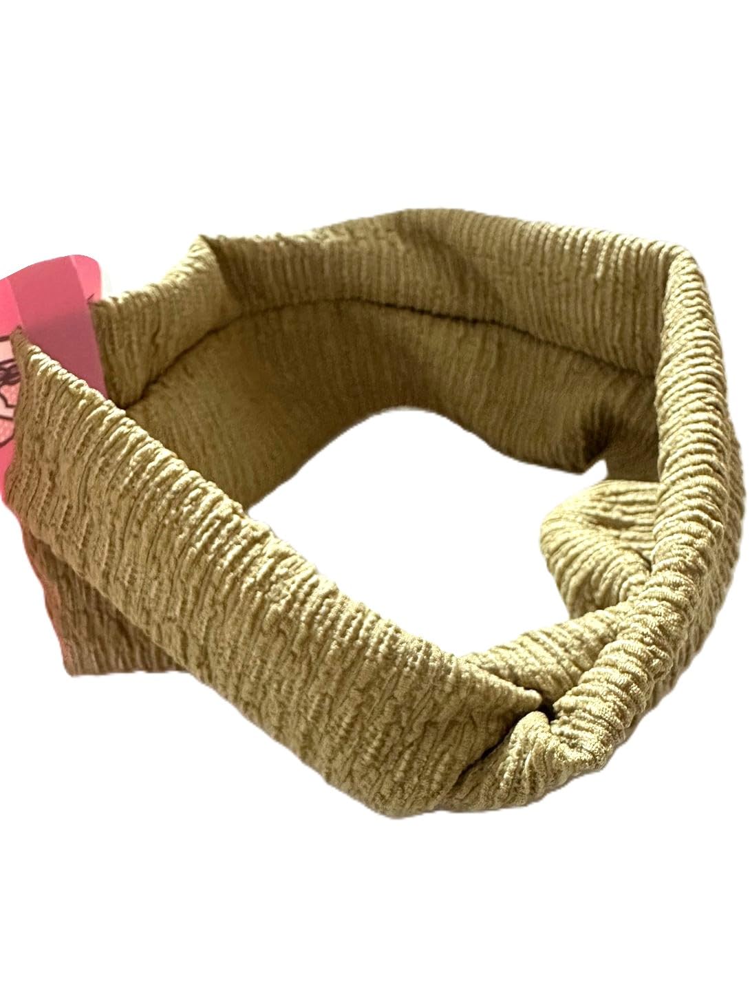 Hair Band - For Women & Girl, Head Band For Makeup, Perfect For Washing Your Face, Comfortable & Soft (Beige Lines, Small)