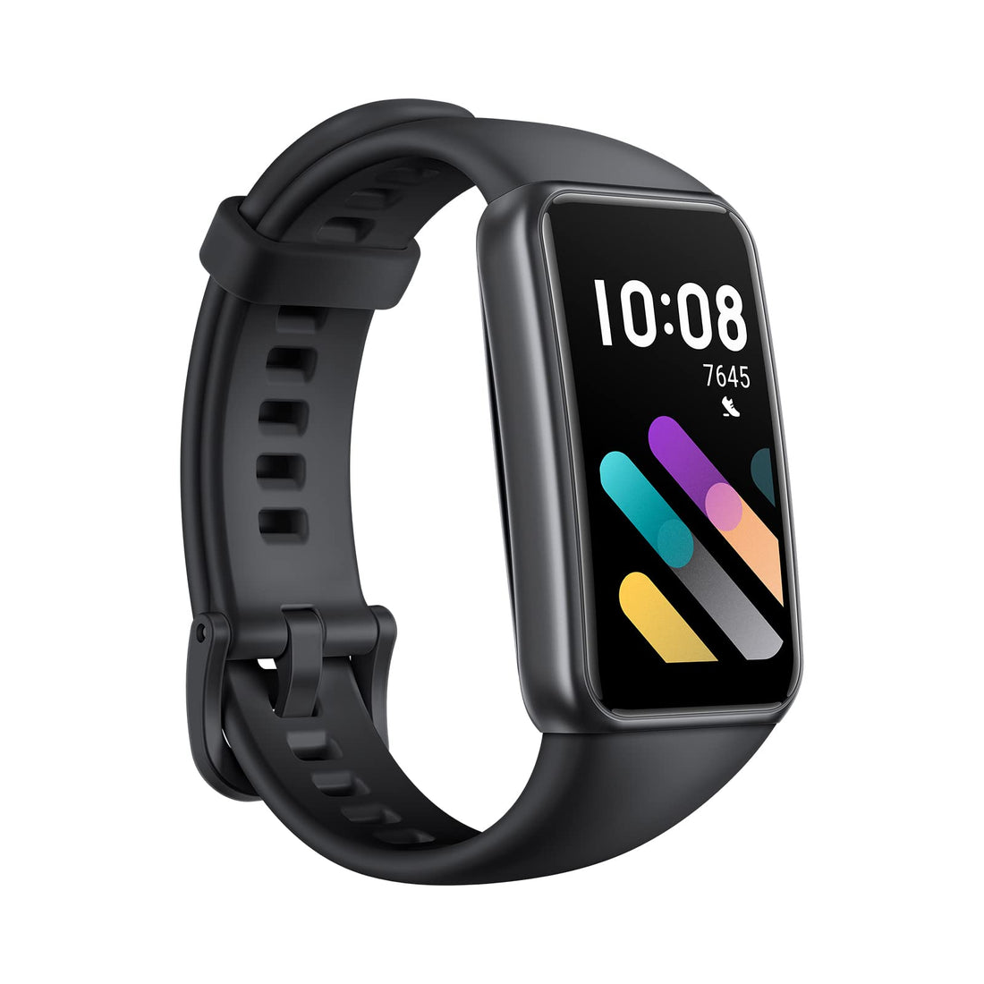 Honor Band 7, Fitness Tracker, Activity Tracker with Blood Oxygen and Heart Rate Monitor, Sleep Monitor, Pedometer, Walking, Rope Skipping, iOS & Android, Coral Pink (Meteorite Black)