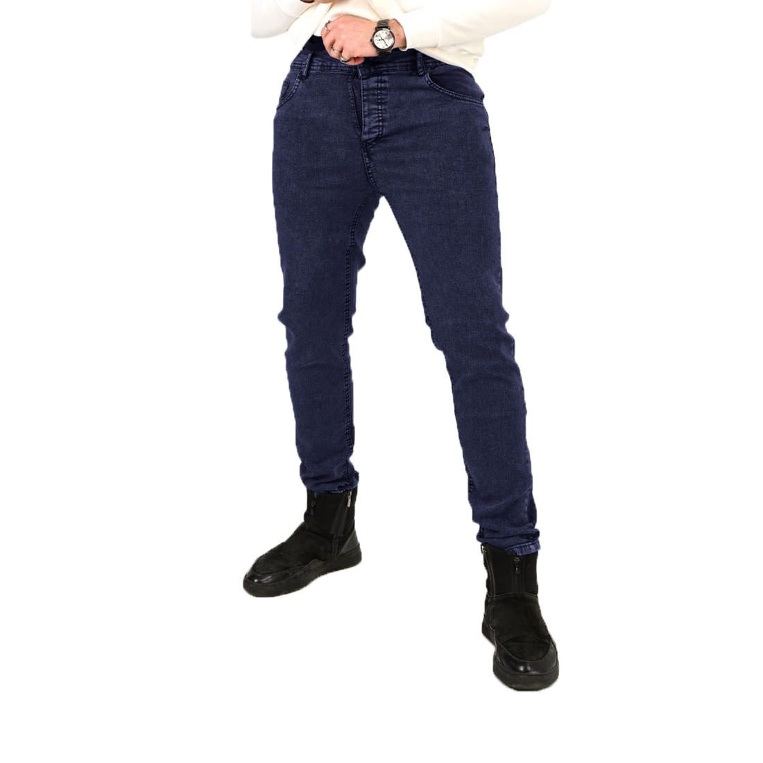 Men's Slim Fit Lycra Jeans - Fashion & Comfort - Stylish Design with Medium Waist and Excellent Stretch for the Perfect Look All Day - 120