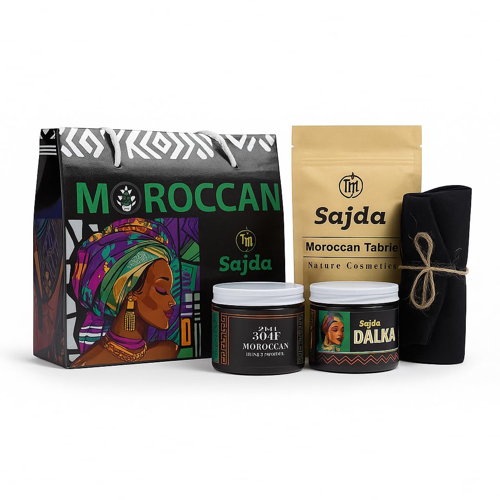 SAJDA Royal Moroccan Bath Set - 4 Pieces