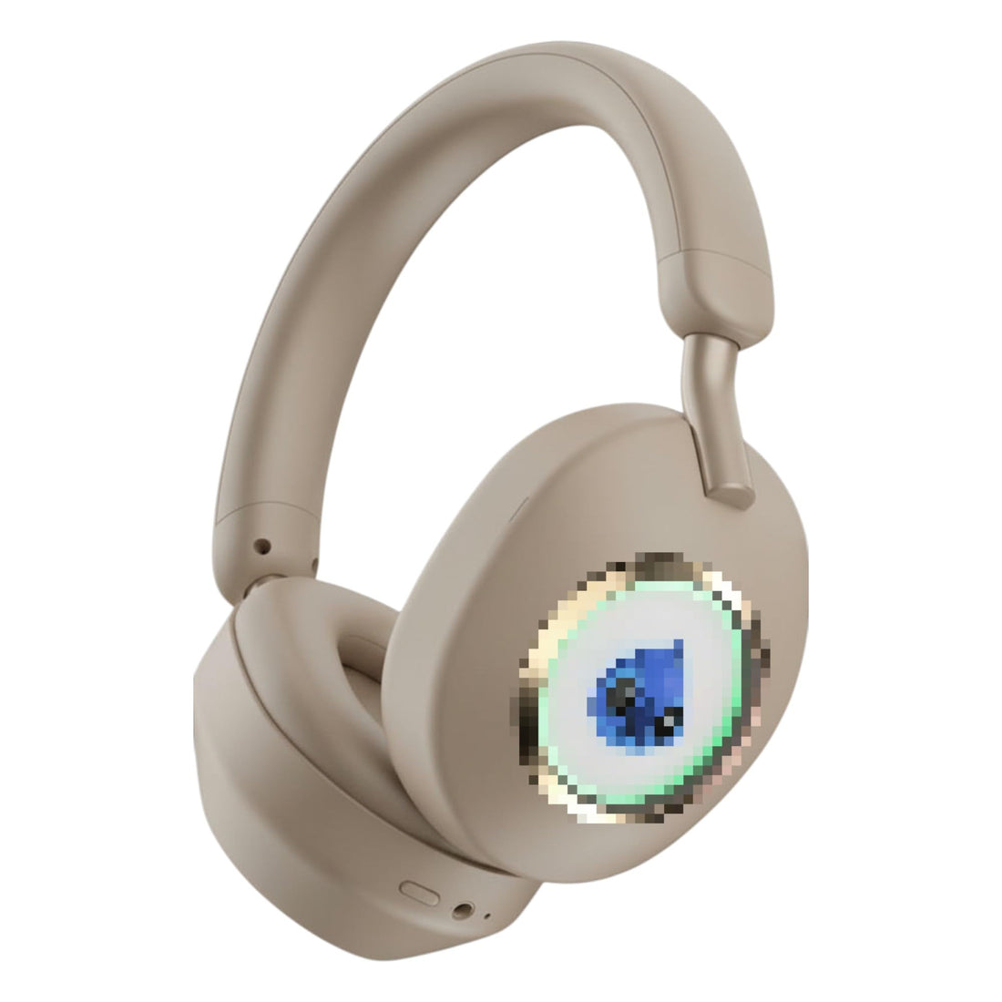 Headset M32 Wireless Bluetooth Gaming Headphones with RGB Lighting, HD Sound Quality, Built-in Microphone, 5.3 Wireless Technology, HI-FI Technology, Memory Card Support (Beige)