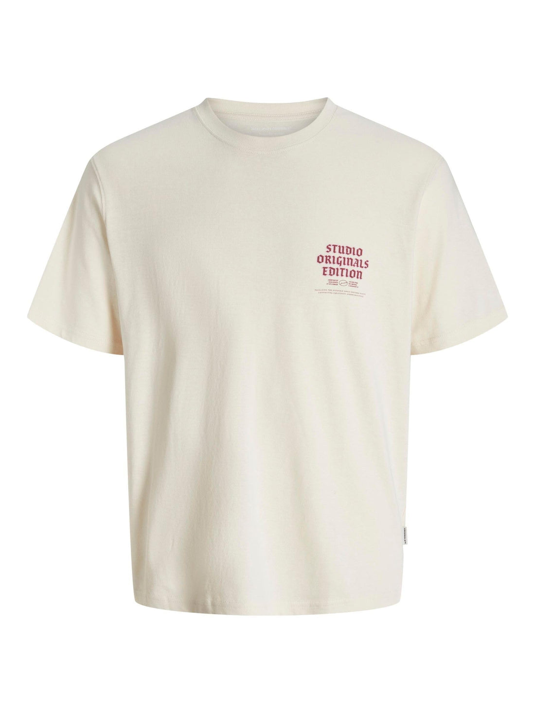 JACK & JONES Mens JORMEADOWS TYPO TEE SS CREW NECK T-Shirts & Tops