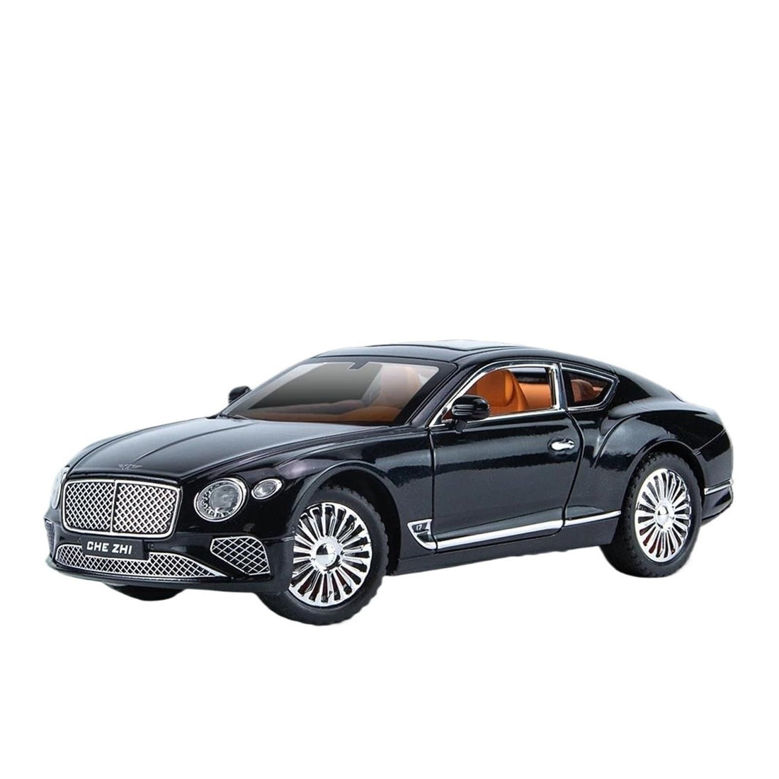 Voiture moulée sous pression à l’échelle 1:24 pour Bentley Continental GT Simulation modèle de voiture en métal moulé sous pression lumière sonore retirer modèle de voiture Modèle de véhicule de colle
