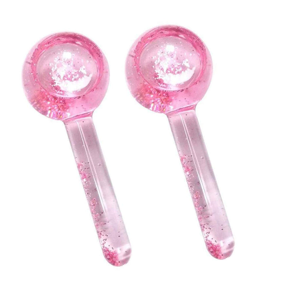2Pcs Cool Roller Balls Magic Globes Ice Roller Cold Facial Massager Skin Care Tools for Pimples And Wrinkles Reduction Firm Face, Redness Soothing