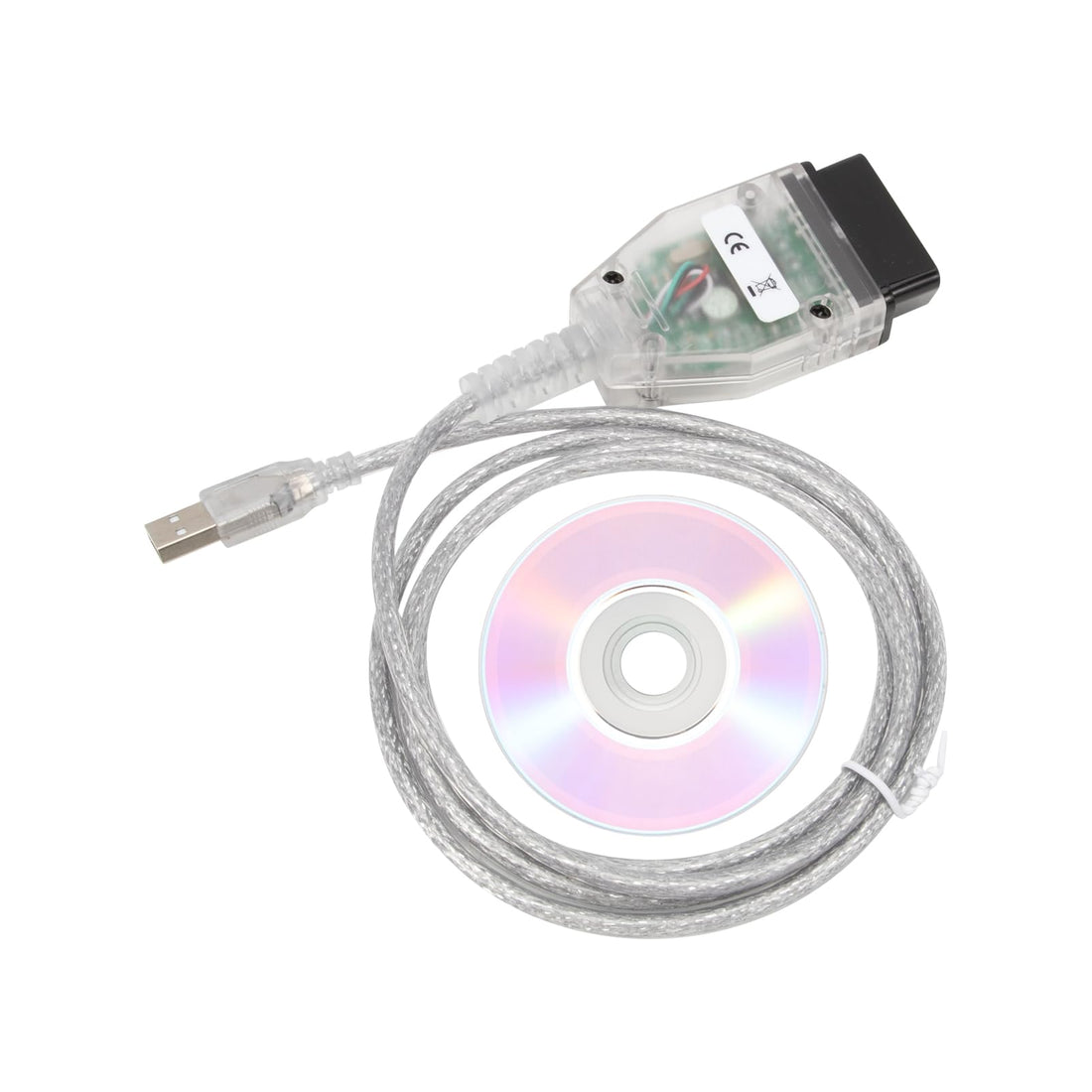 VCI J2534 Cable Fit for TIS Techstream Latest Version V17.00.020, Firmware V1.4.8 OBD2 USB Diagnostic Cable, Support Winxp Win7 Win10 32bit/64bit Scanner Adapter Diagnostic Cable Scan Tool