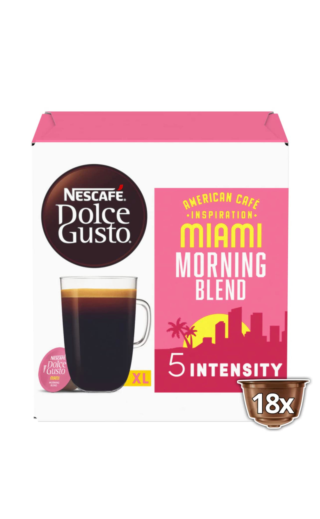 Nescafe Dolce Gusto GRANDE MIAMI 18 CAPSULES 126g