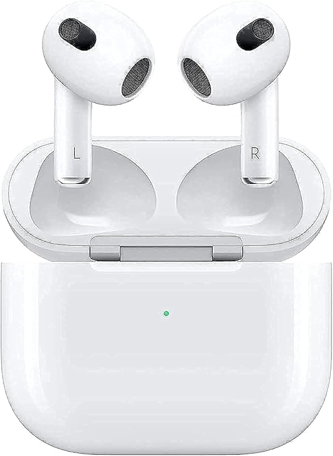 Ap 3 Wireless Bluetooth Headphones With Charging Case, Noise Cancelling 3D Stereo In-Ear Headsets, Built-In Mic, IPX5 Waterproof for iPhone/Android