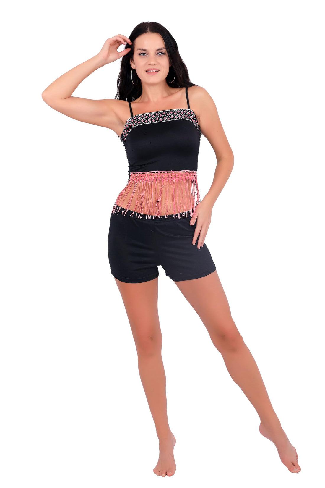 Dadosh Women's Tank Top Pajama Set 2 Pieces Specially Designed for Comfort and Cooling in Sleep and Relaxing at Home, Summer Hot Short Pajama Set Designed to Suit Your Unique Taste.