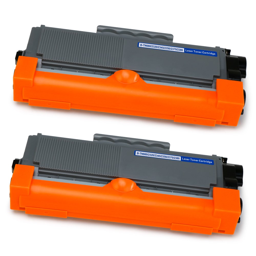 TN2320 TN-2320 Toner Cartridges, 2 Black Replacement Compatible for Brother HL-L2340DW HL-L2300D HL-L2360DN MFC-L2700DW DCP-L2500D DCP-L2520DW HL-L2365DW MFC-L2740DW MFC-L2720DW DCP-L2540DN