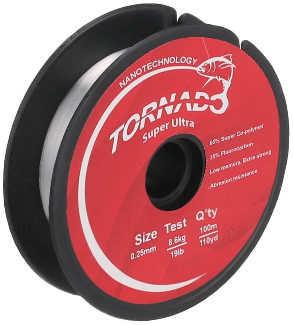 TORNADO Super Ultra Fishing Line 0.25mm/100m Multi-Color