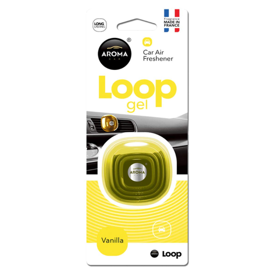 Loop Vanilla Gel: Premium Aroma Car Air Freshener