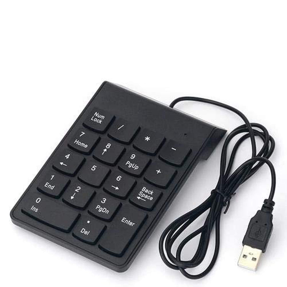 Mini Slim Wired USB Numeric Digital Keyboard Number Pad (18 Keys)