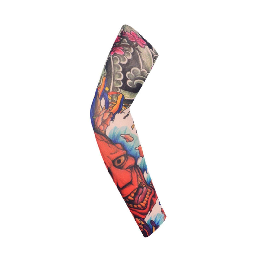 MybHD 1pcs Outdoor Cycling Sleeves 3D Tattoo Printed Arm Warmer UV Protection Sleeves Basketball Volleyball Sleeves Arm Warmer