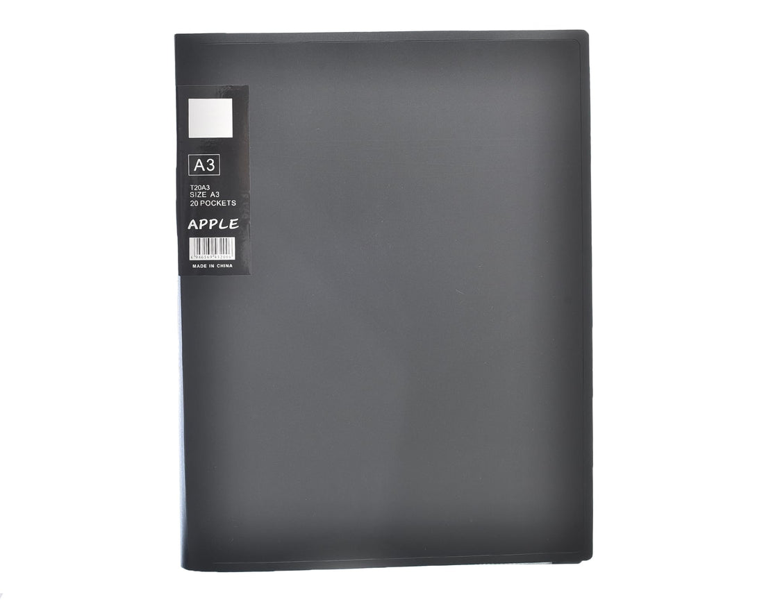 Elmaayergy T20 A3 T820A A4 File Folder With 20 Pockets Suitable For classroom, Homeschooling, And Individual Study Environments