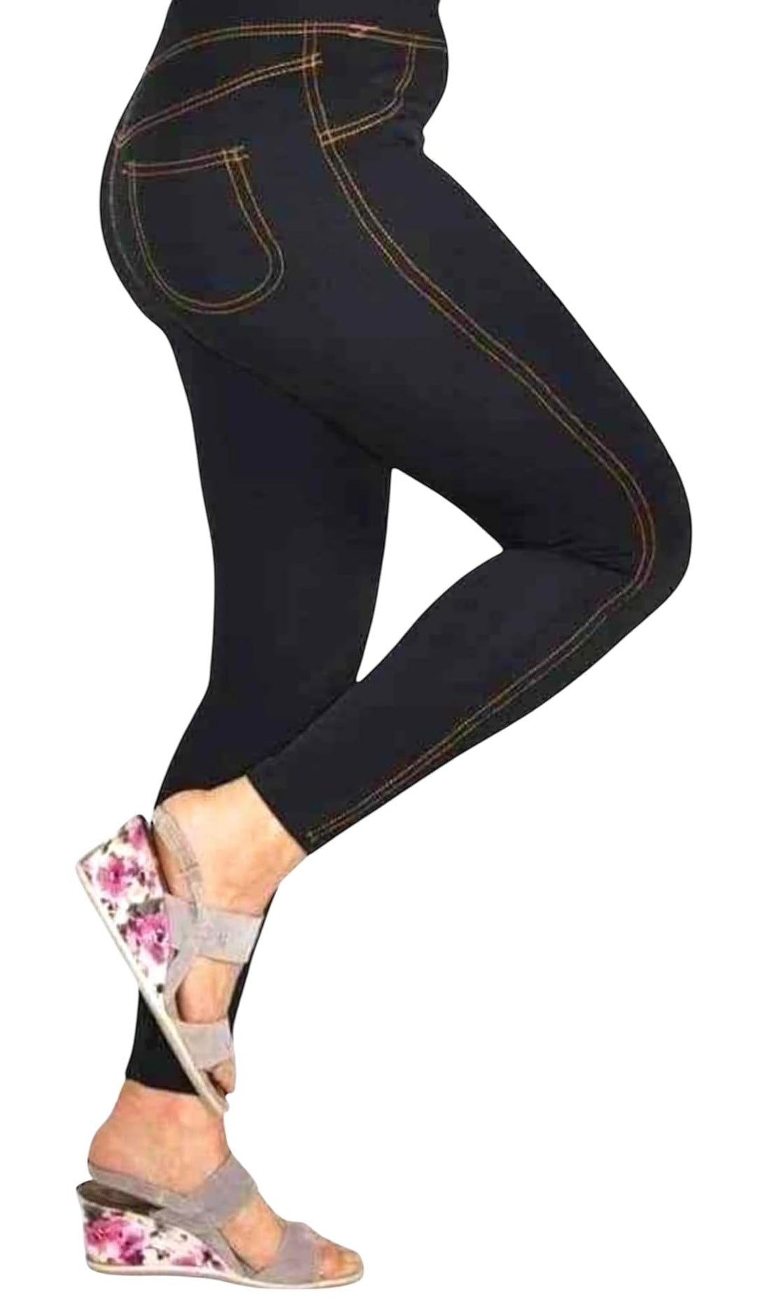 Jean Touch Leggings: the comfort of leggings & the elegance of jeans in a timeless style.