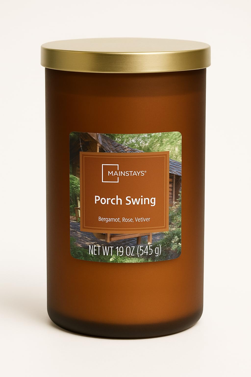 Kanawaty Scented 19.25 oz Candle Jar, PORCH SWING, Up to 110 Hours of Burn Time, Single-Wick