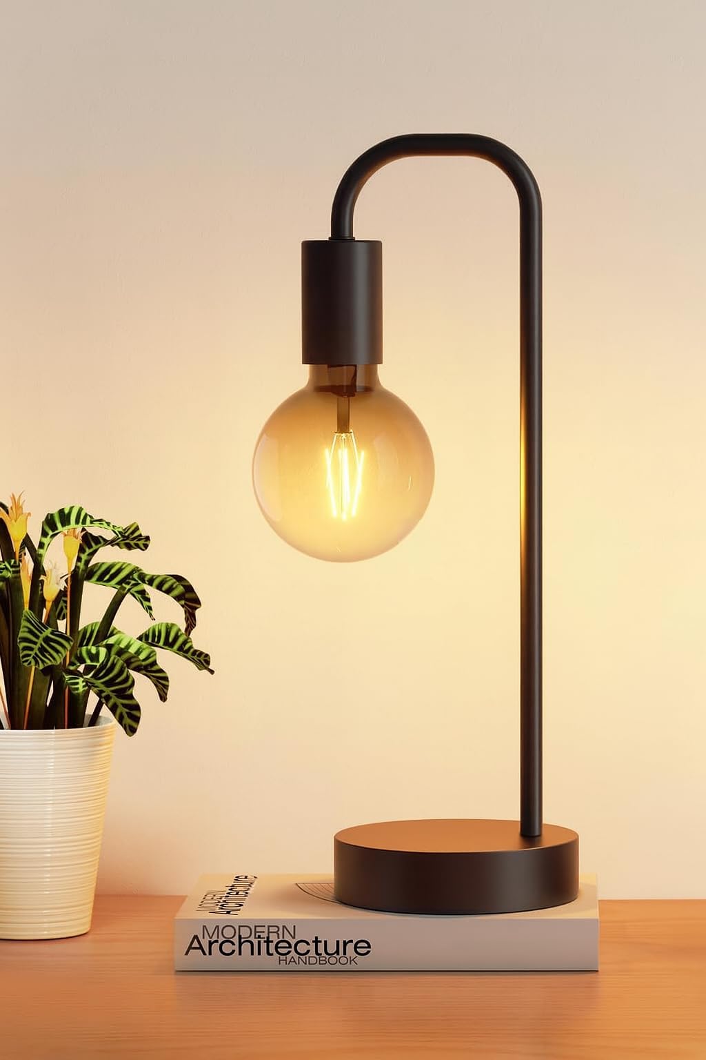 Y-Lights Modern Decorative Table Lamp Base, Black Metal Base
