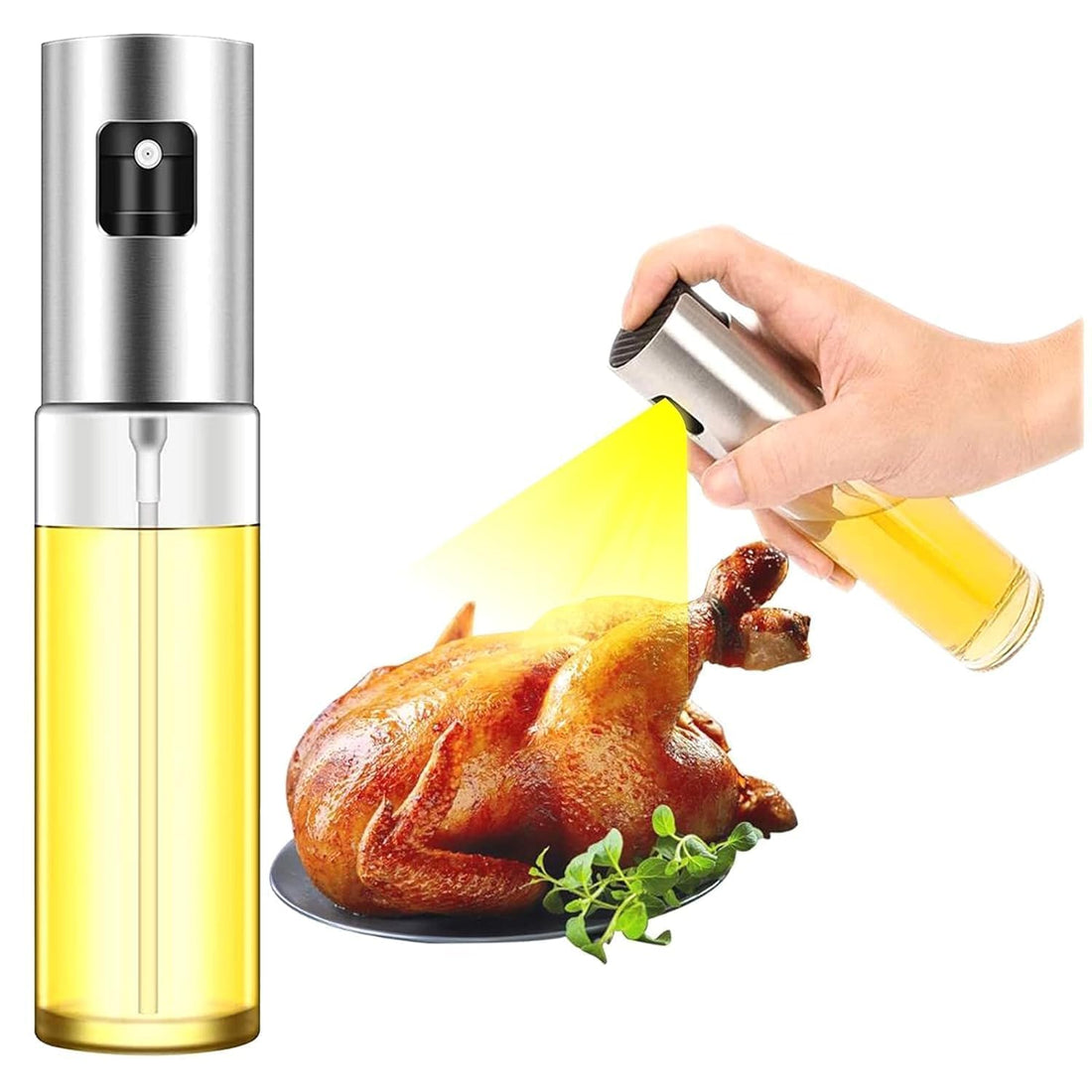 Generic YUAKUOD Oil Sprayer for Cooking, Air Fryer, Salad, BBQ, Kitchen Baking, Roasting - Olive Oil Mister Spray Bottle