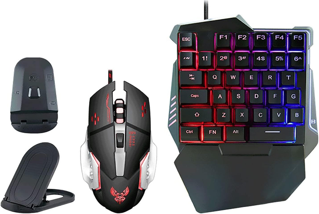 Mobile Game Combo Pack with Keyboard, Mouse, PUBG, Converter
