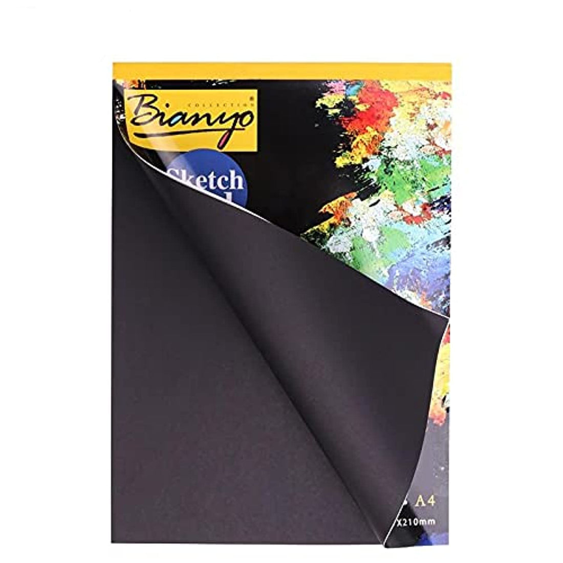 Bianyo A4 BLACK SKETCH BOOK DIARY FOR DRAWING 25 SH 140GM ARISTO