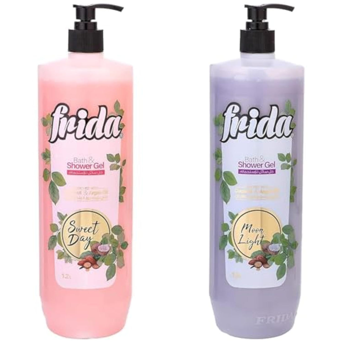 Frida Shower Gel Bundle "Sweet Day 1.2L + Moon Light 1.2L"