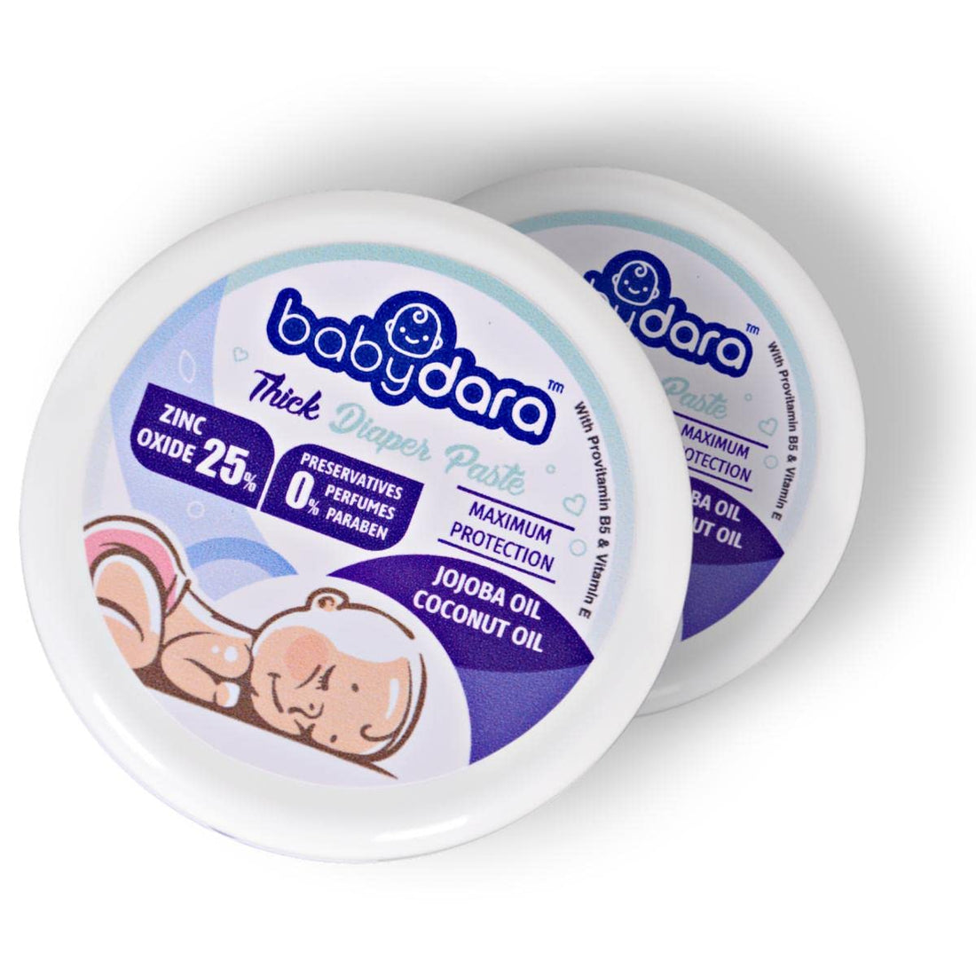 Baby Dara Maximum Protection Diaper Rash Cream For Baby, 200 GM (2X 100 GM)
