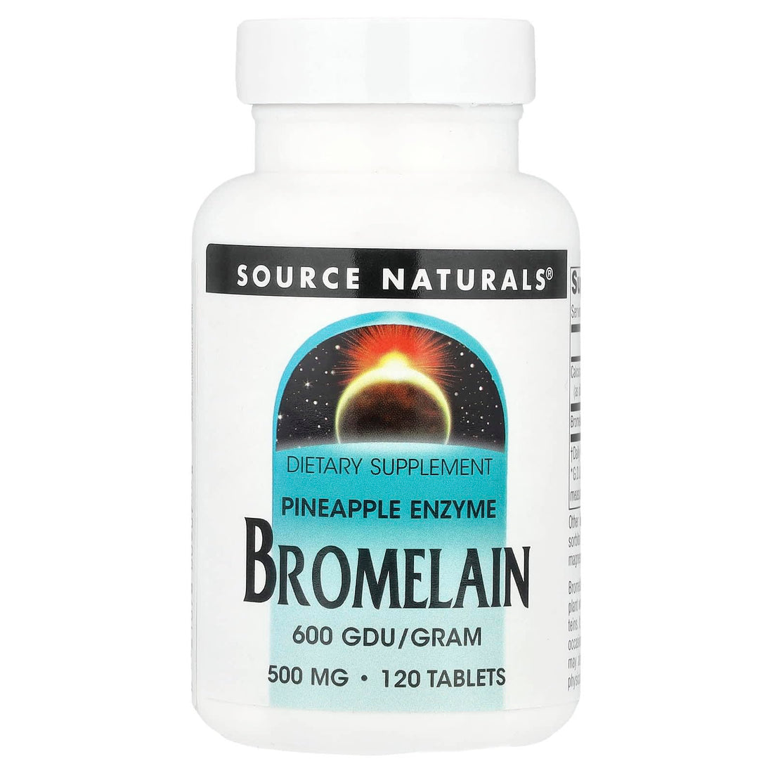 Bromelain – 600 GDU/g | 120 Tablets | Enzyme Supplement | Non-GMO, Gluten-Free