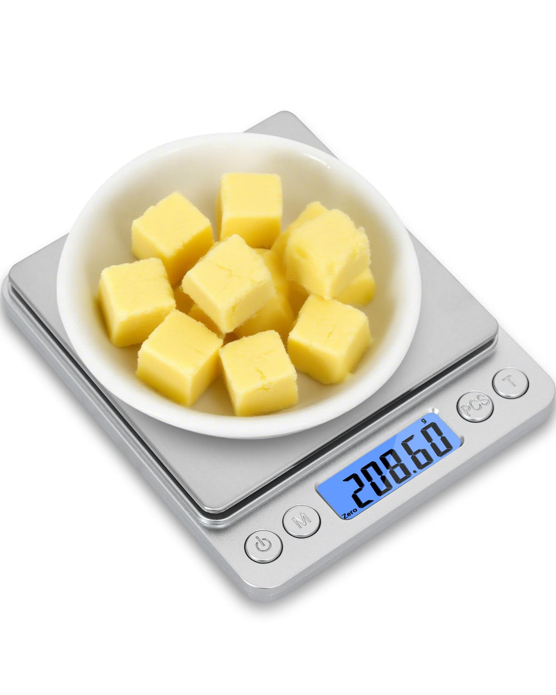 Gram Scale Digital Kitchen Scale Mini Pocket Pro Size 500g x 0.01g with LCD Display Stainless Steel Platform for Cooking Baking Jewelry Weight Postal Parcel
