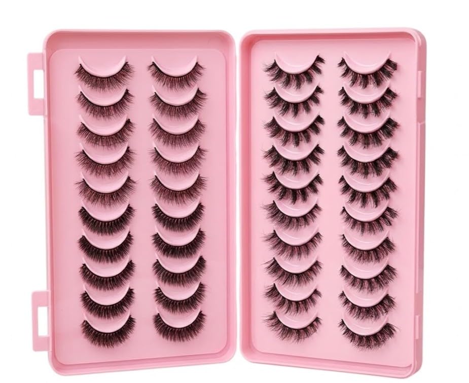 Half Lashes Cateye 20 Pairs/Half Lashes/Half Lashes Natural Look/Half Lash/Corner Lashes- SHAPE-4 SHAPE
