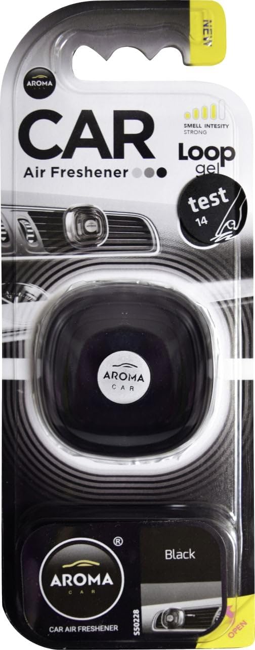 Loop Black Gel: Premium Aroma Car Freshener
