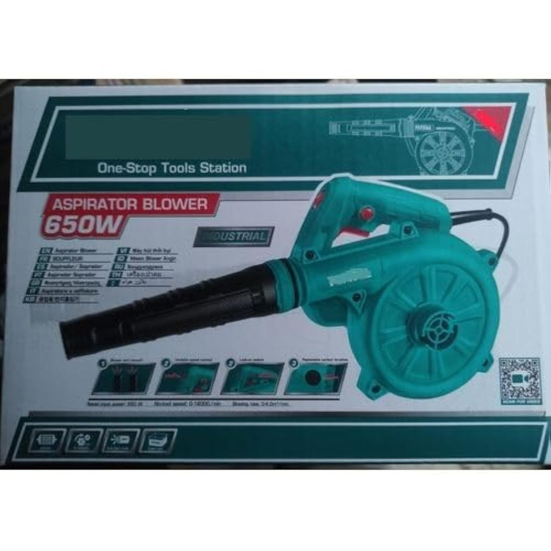 Blower 650W Suction and Expel Speeds