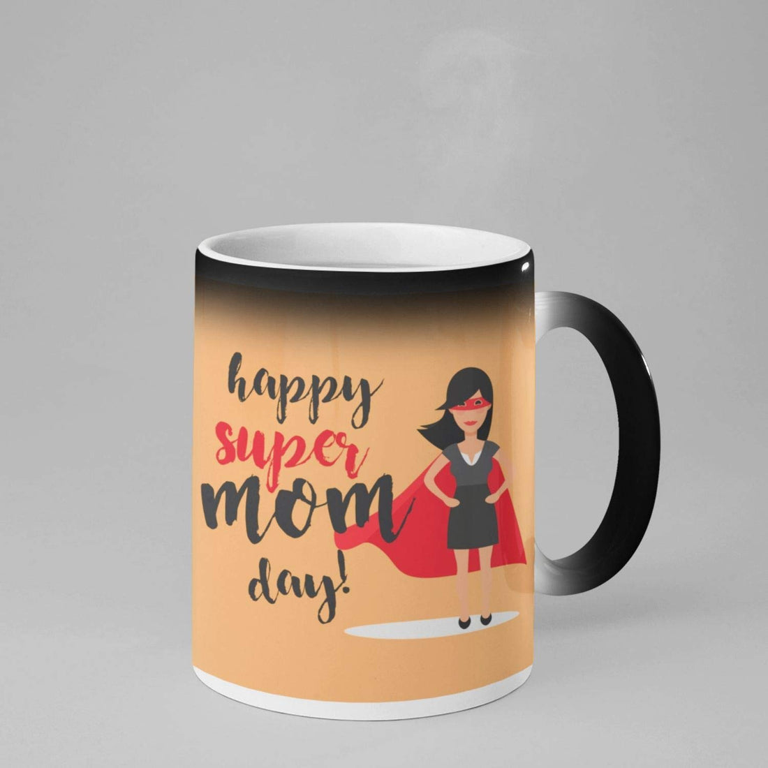 Mothers Day Gifts, Happy Super Mom Day Magic Mug for Mother, Coaster Combo Set of 2