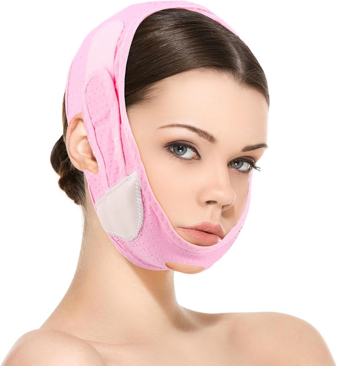 Unisex V Shape Silicone Face Shaper Mask for Face Tightening Cheeks Chin Neck Reduce Double Chin and Tighten Skin.