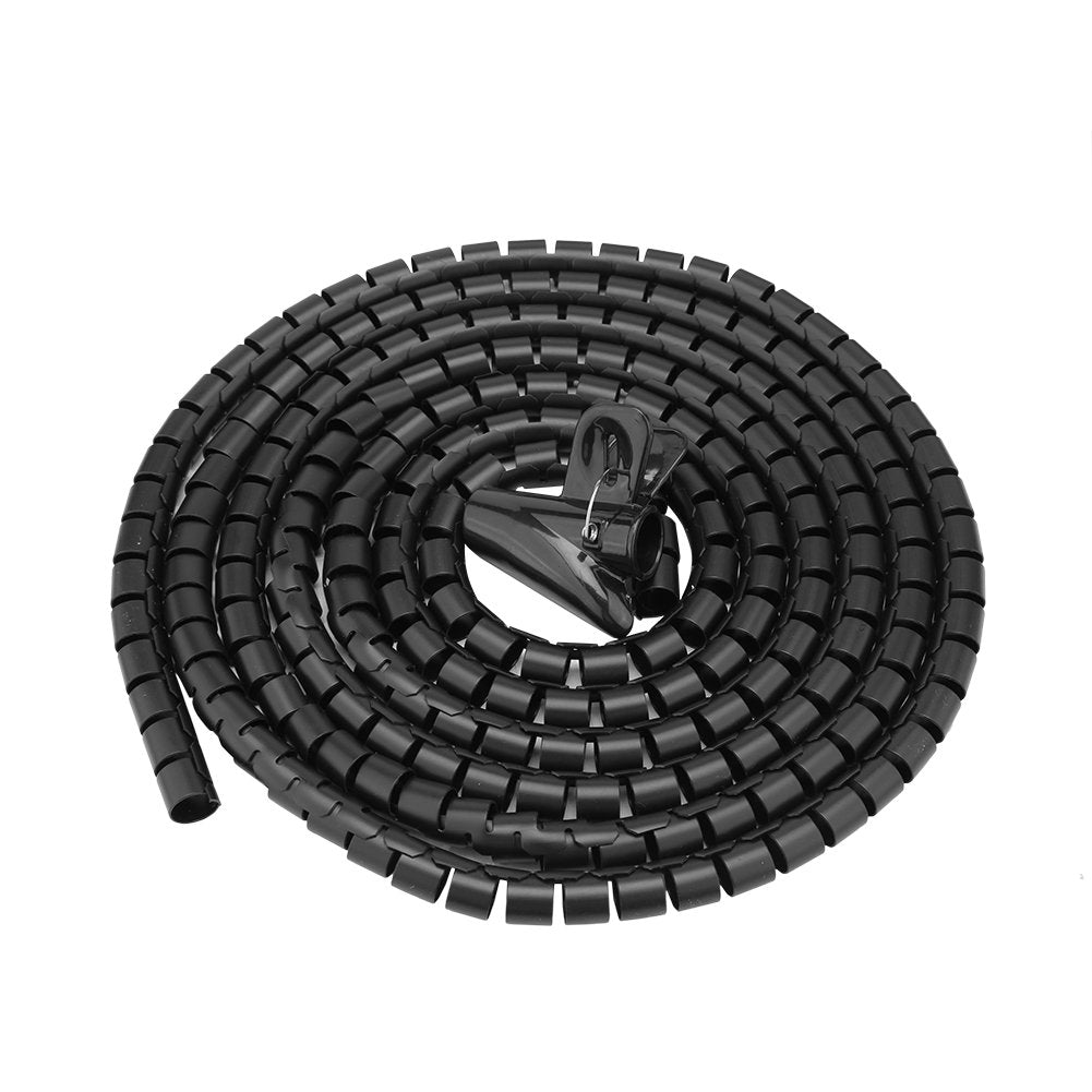 Flexible Spiral Tube Cable Organizer Wire WRAP Cord Protector for Home and Office USE (3.0m*16mm)
