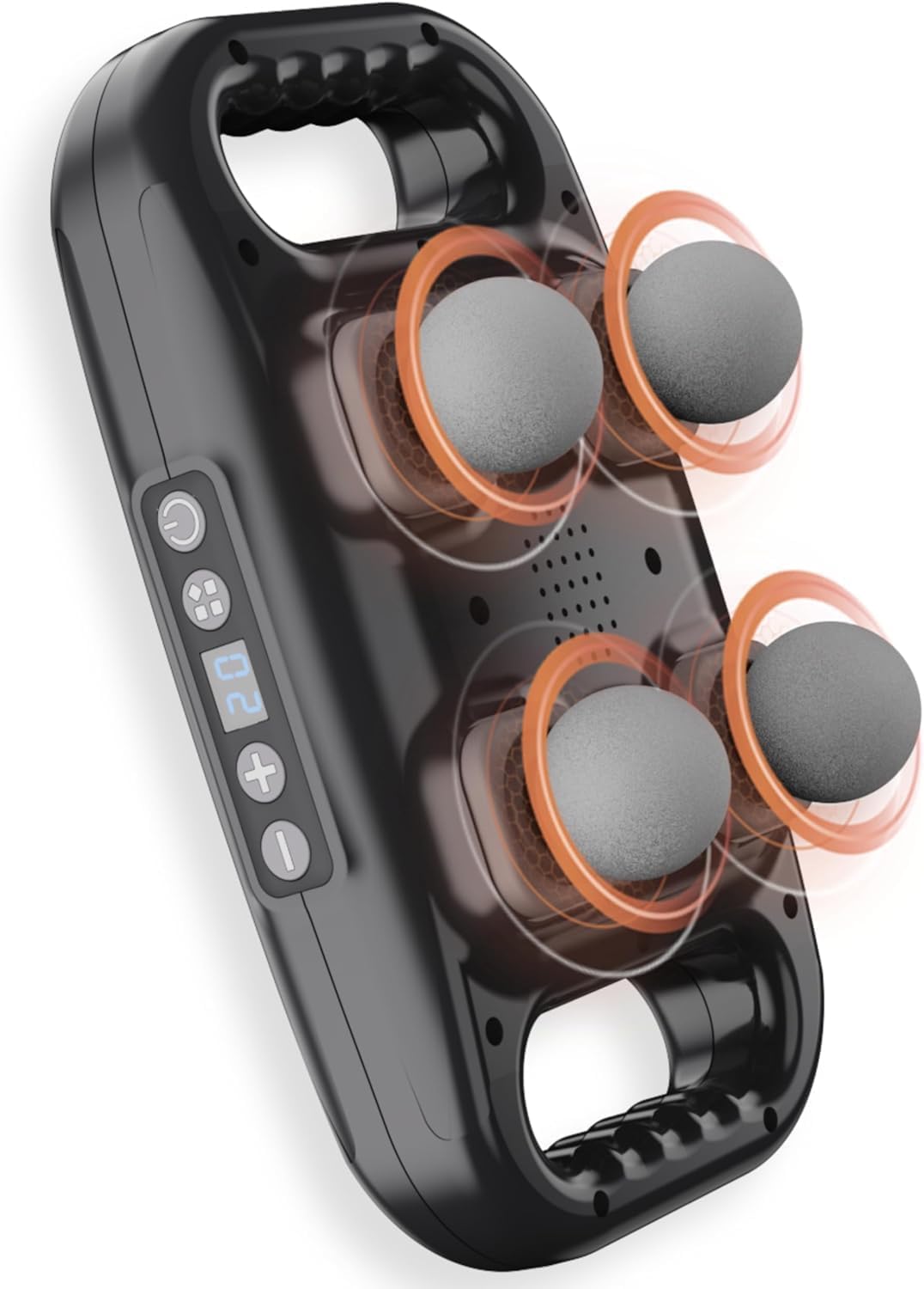 FEXMY 4-Head Massage Gun Deep Tissue, Muscle Massager 20 Intensities & 6 Massage Modes, 4-Head Back Massager for Pain Relief in Back, Leg, Neck, Shoulder and Body (A1)