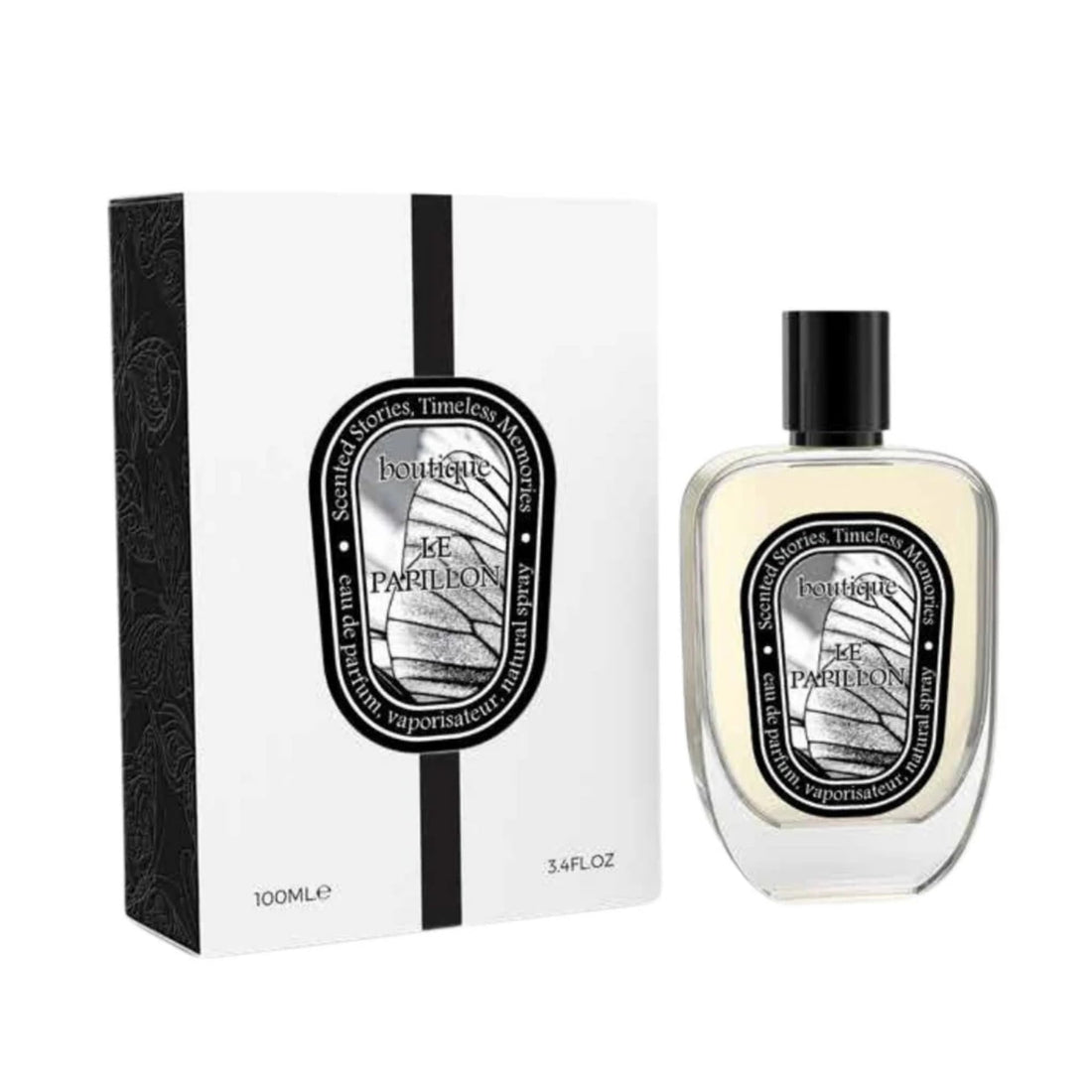 Milestone Boutique Eau De Parfum Le Papillon, 100ML, Cypress, Vetiver and Cashmere Wood Scent