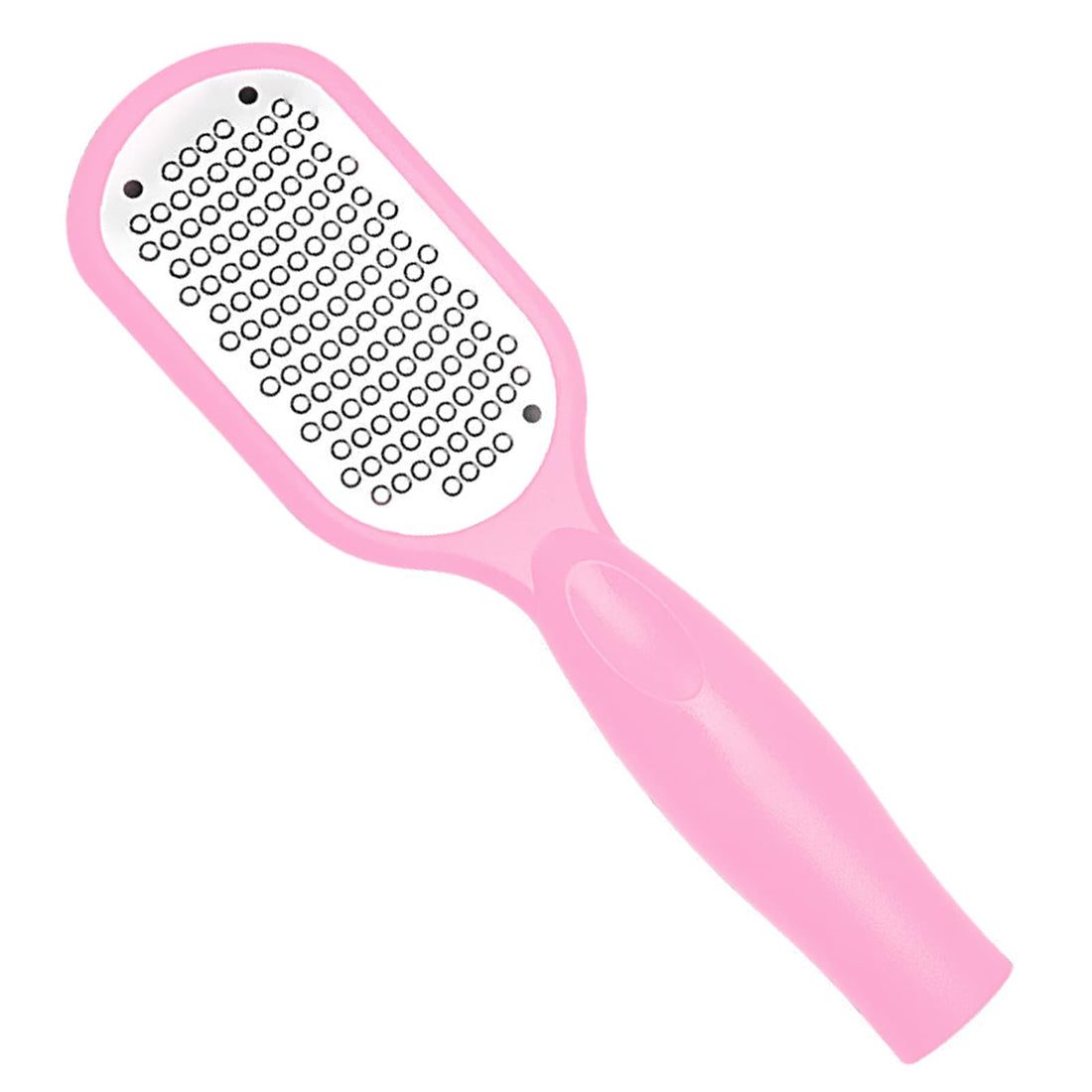 Foot File - With Lid For Dead Skin, Pedicure Foot Scrubber, Foot Rasp For Cracked Heel & Foot Corn Removal, Dead Skin Exfoliator For Feet, Pink