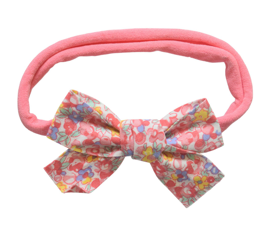 Daphne Bow Hair Tie For Girls - Fuchia