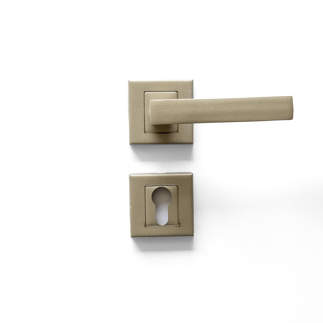 Lama Rosetta Cylinder Door Handle Subtle Sophistication and Robust Quality in Grey