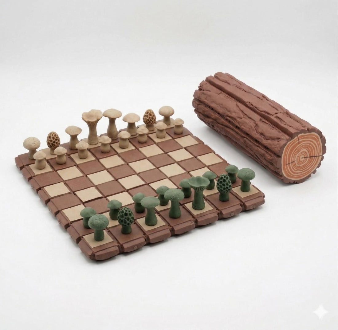 Professional Handmade Wooden Magnetic Chess Set for Adults - 38cm/15" Large Folding Portable Chess Board with Internal Storage Slots - Classic Staunton Gift Set