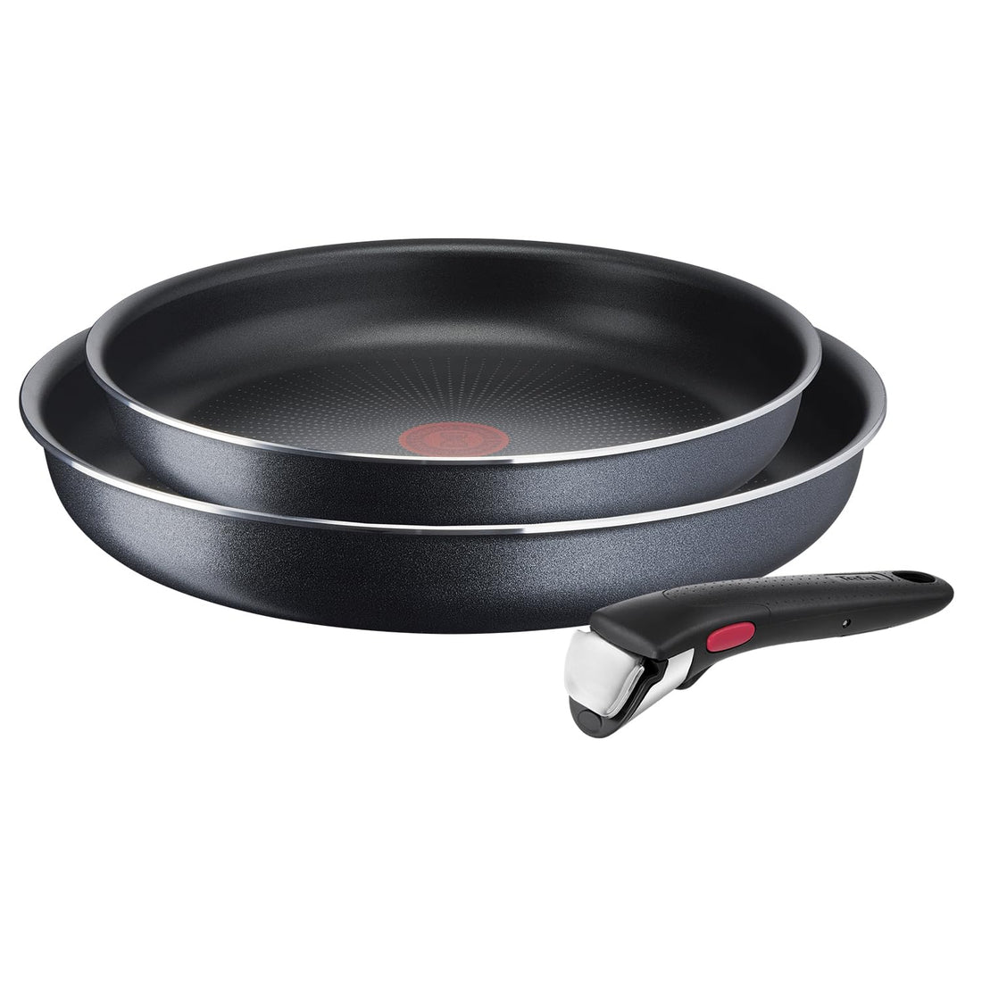 Tefal Ingenio Frypan Set With Handle, Size (22 + 26) cm, Black - L1589011